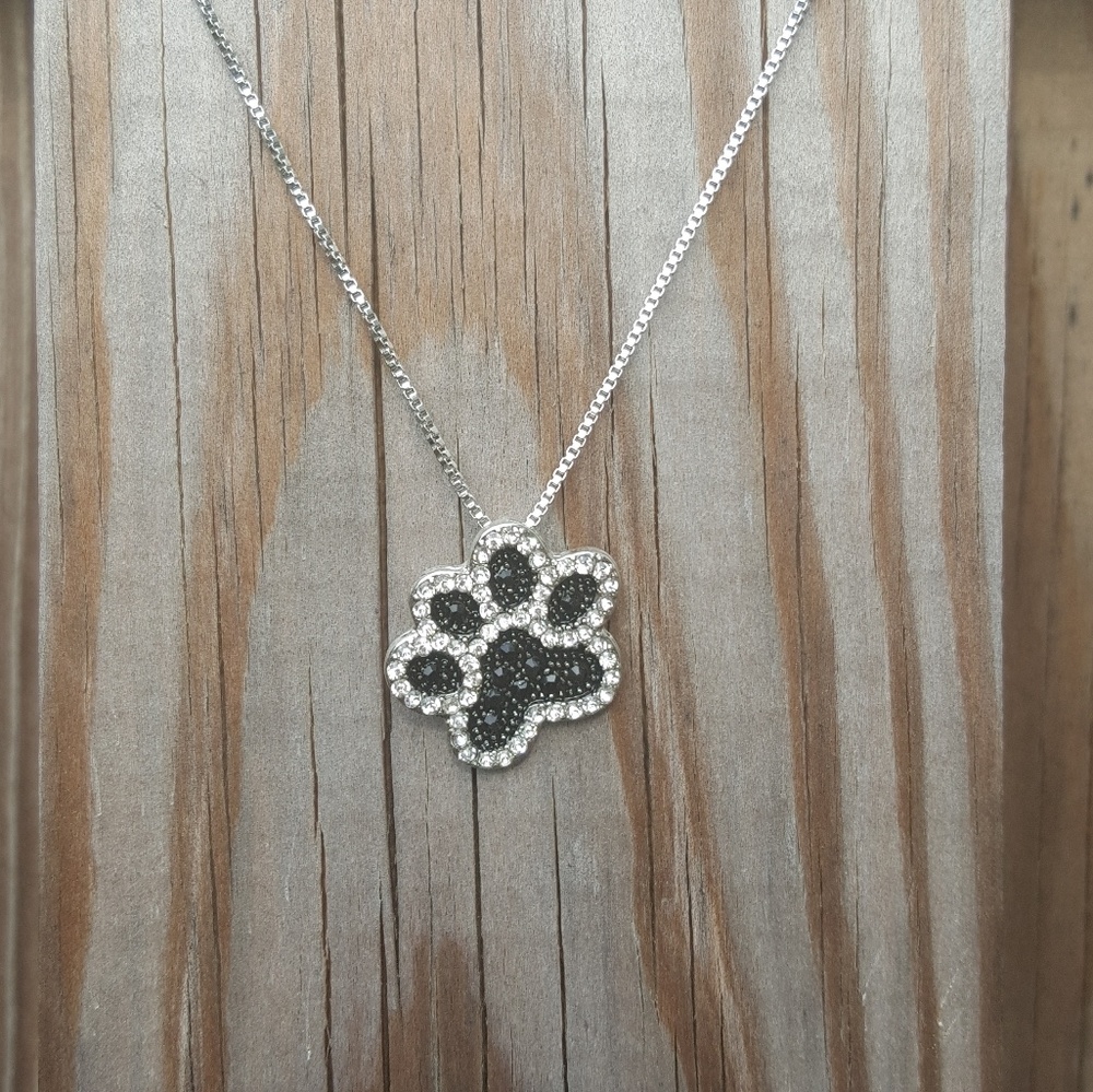 Puppy Paw Print Necklace